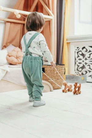 Peto Infantil Verde Eucalipto